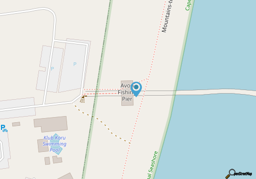 Avon Fishing Pier map location