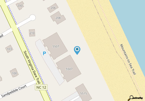 Oceanfront Condo. Direct Beach Access. Community Pool. Close to Everything. map location