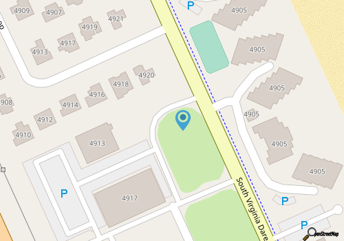 Semi Ocean Front in Nags Head NC with Private Pool! map location