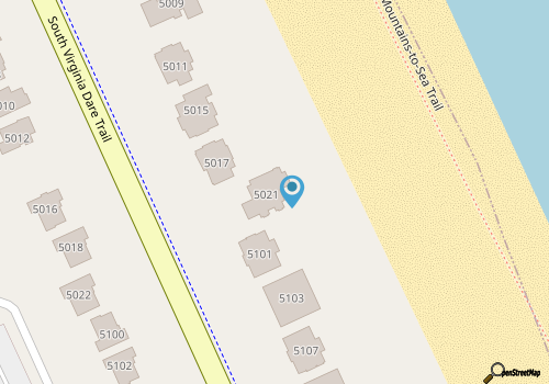 Dune Ridge: Oceanfront Duplex, Spa, YMCA Access map location