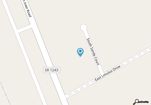 Amazing! Summer Shanty -ocean view, pool, hot tub, steps to beach, quiet street map location