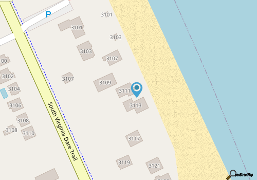 Comfortable 4 bedroom oceanfront home in Nags Head! Beautiful views! map location