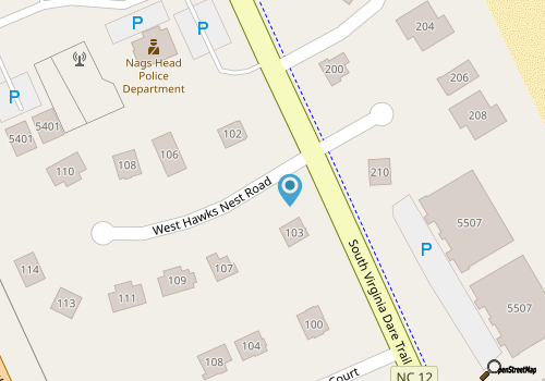 403 - Nags Head Rental Home - Deeded Beach Access and Spacious Decks map location