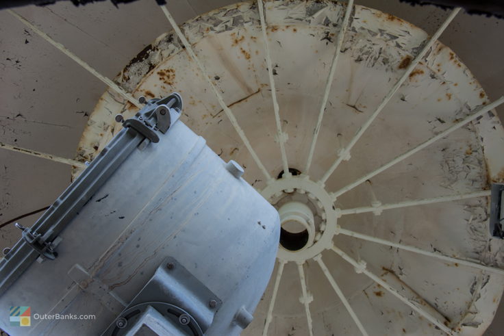 The lamp at Cape Hatteras Lighthouse