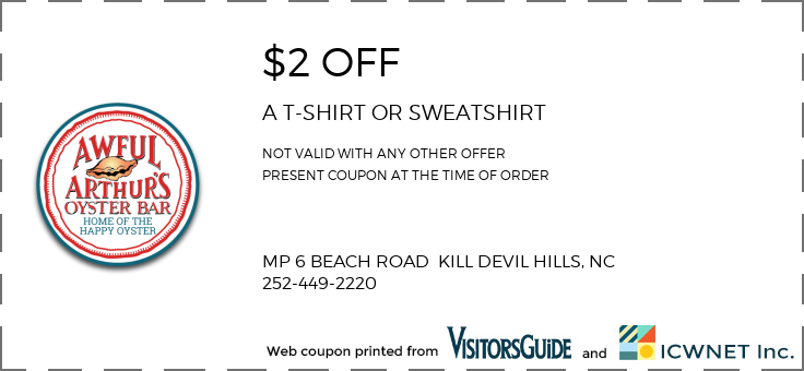 $2 OFF A T-SHIRT OR SWEATSHIRT