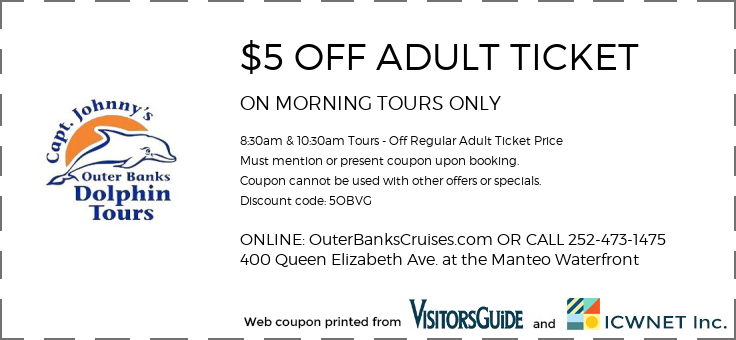 $5 OFF ADULT TICKET ON MORNING TOURS ONLY