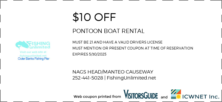 Fishing Unlimited / Outer Banks Fishing Pier Deals & Promos - Nags