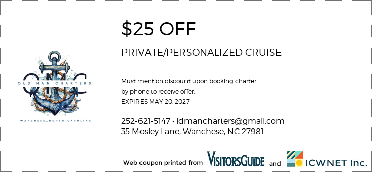 $25 OFF PRIVATE/PERSONALIZED CRUISE