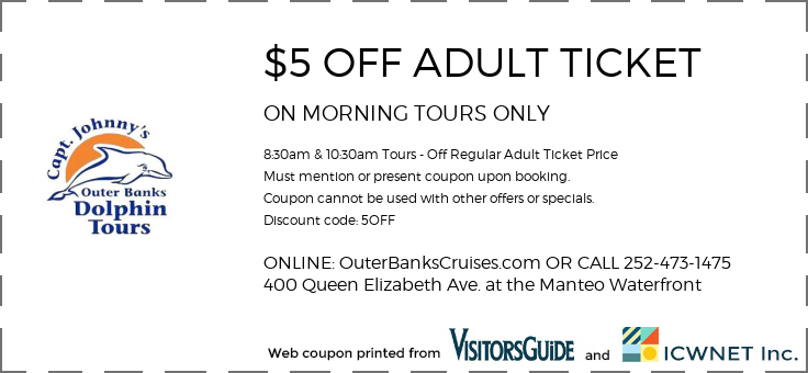 $5 OFF ADULT TICKET ON MORNING TOURS ONLY