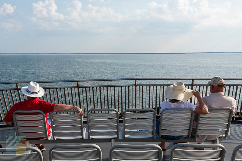 Cedar Island Ferry passenger lounge (outside)