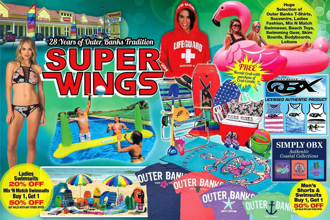 FREE SUPERWINGS BAG WITH PURCHASE OF $30 OR MORE