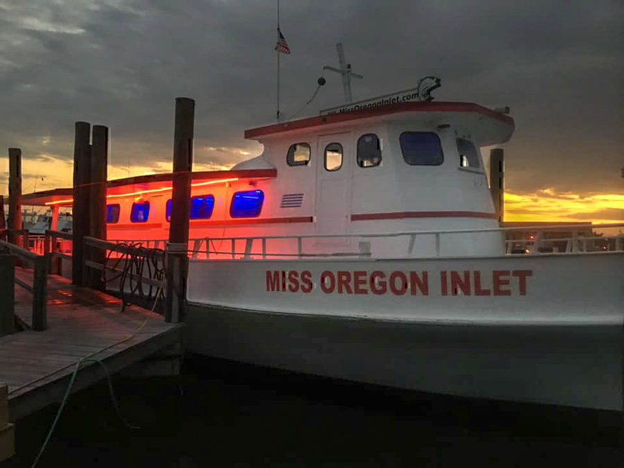 Miss Oregon Inlet at sunset