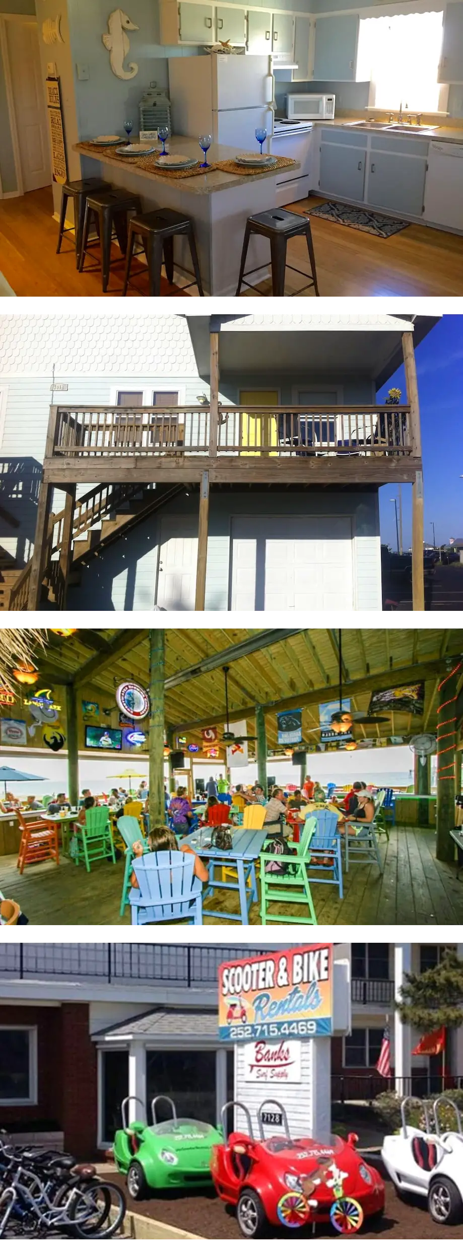 Semi-Oceanfront Nags Head in-between two beach accesses. Quick walk to the ocean