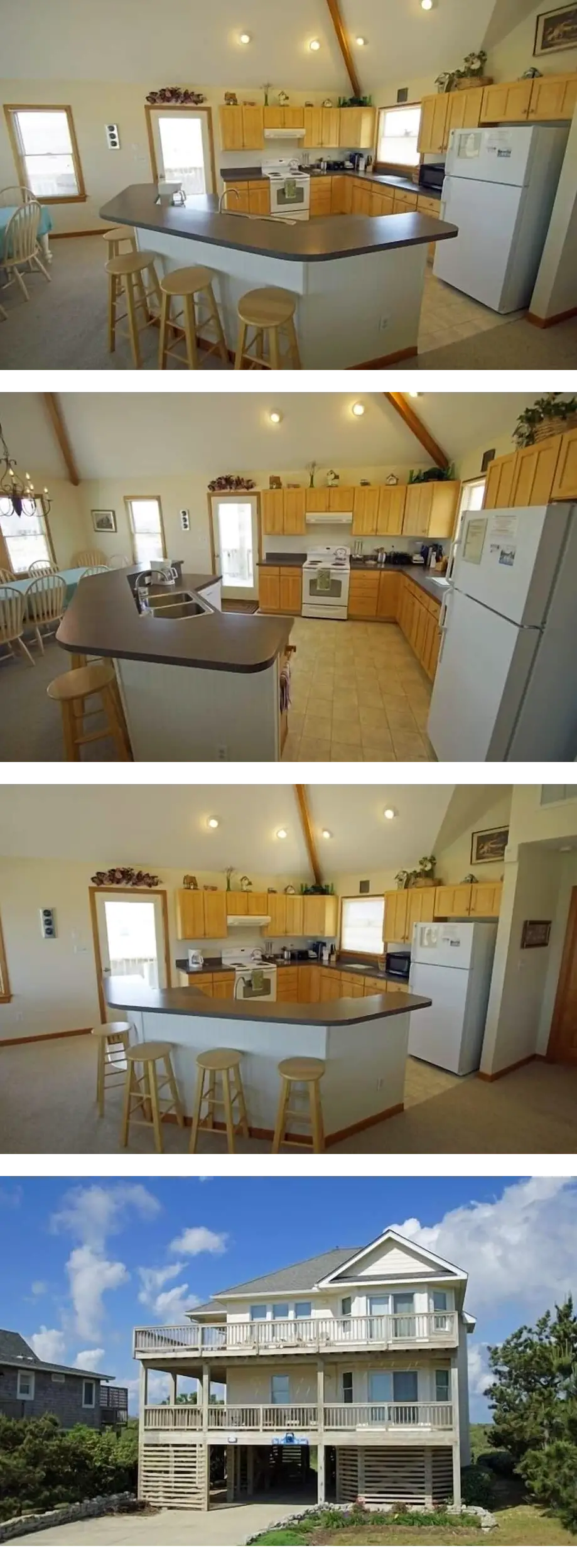 SN9222- 5 BR (2 Masters), Hot Tub, Ocean Views & Comm Pool. A Beauty Home!