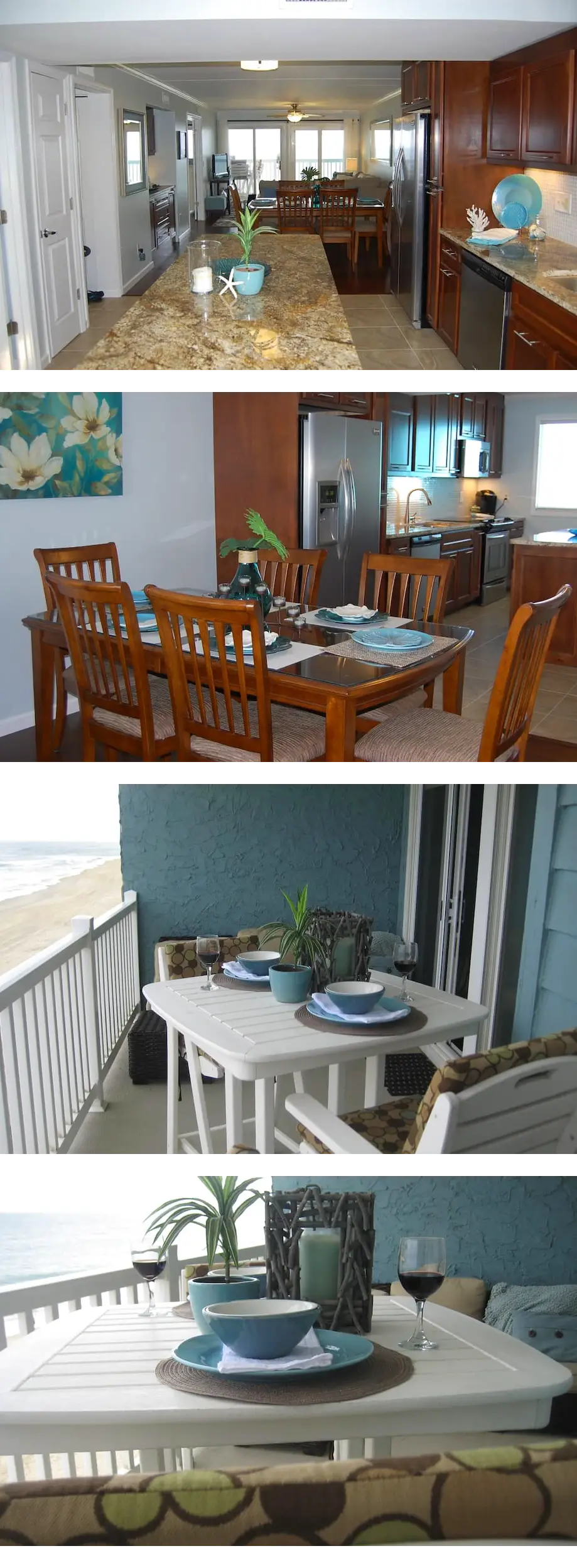 Oceanfront condo in OBX Fully Renovated 2 Bedroom, 2 Bath Condo On The Beach