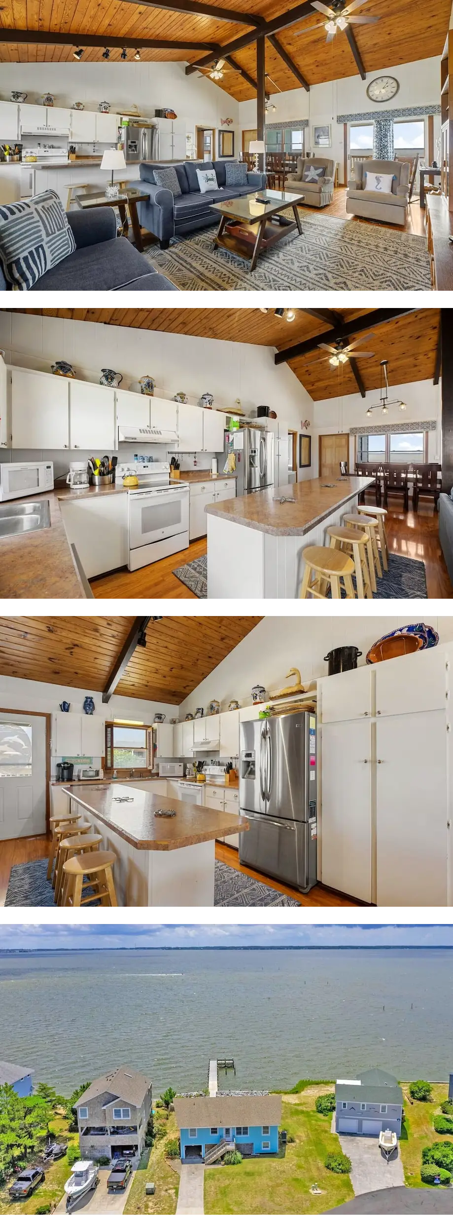 419 - Nags Head Rental -Large Private Pier and Gorgeous Water Views