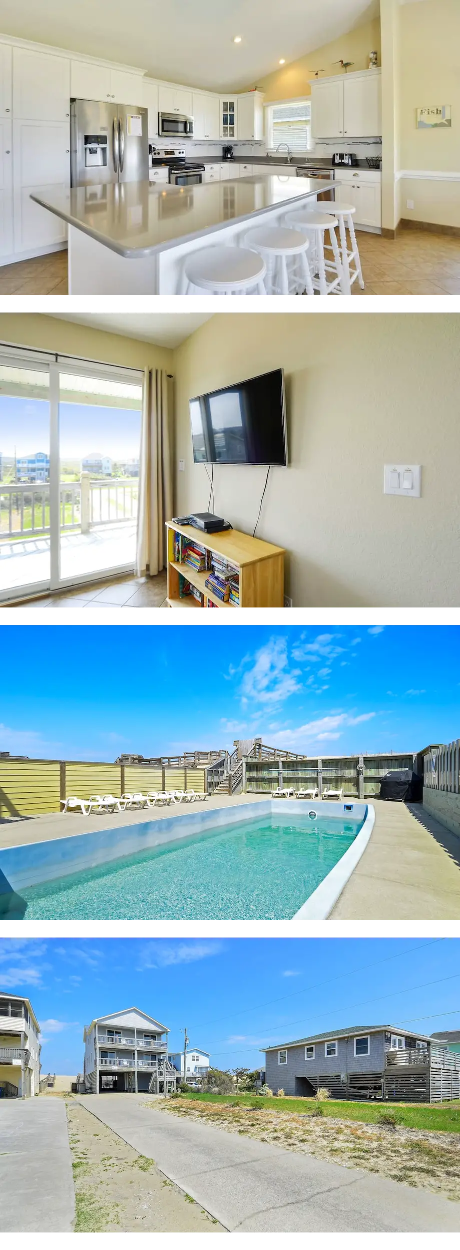 Great Oceanfront Home! Private Pool, Hot Tub, Rec Room. Bring the Pooch!