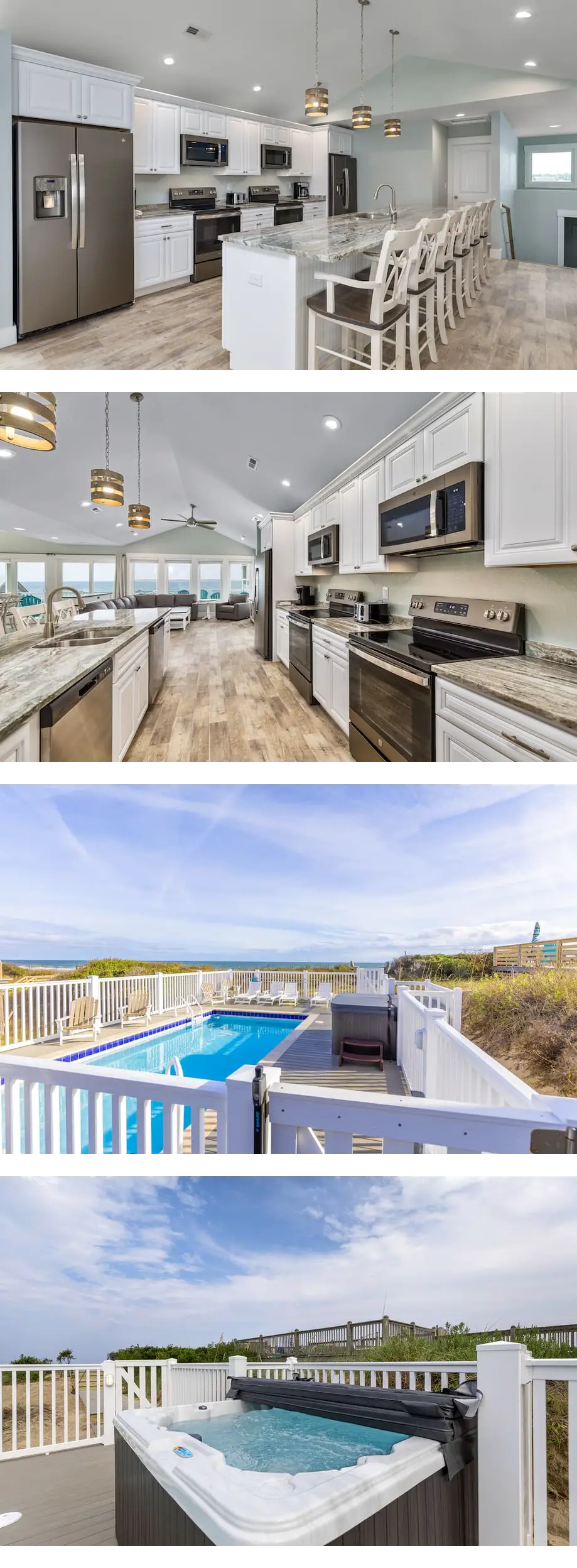 Spacious Oceanfront Nags Head Home with Private Pool!