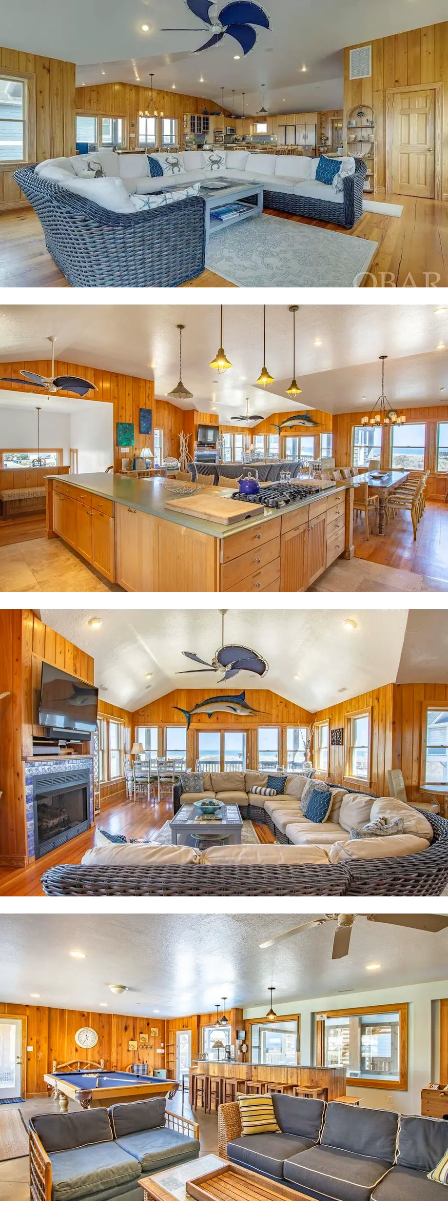 Oceanfront, Nags Head NC - 13 bedrm home w historic charm + modern conveniences
