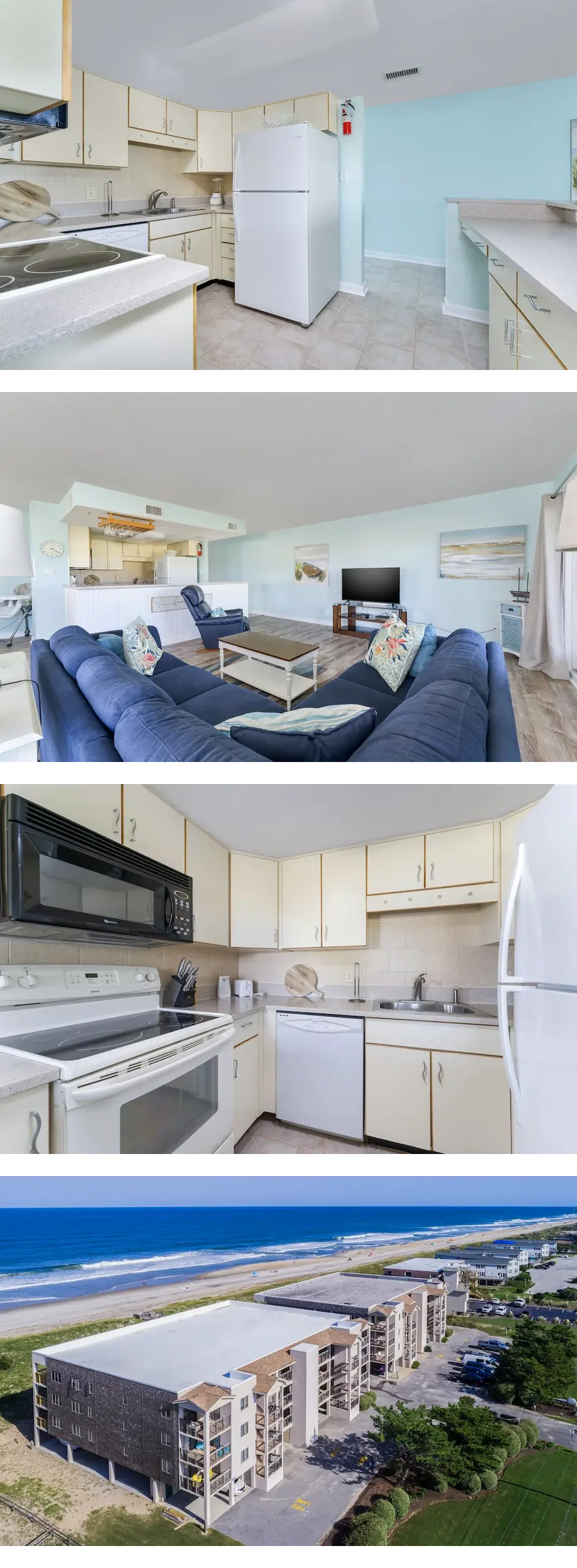 Oceanfront Condo. Direct Beach Access. Community Pool. Close to Everything.