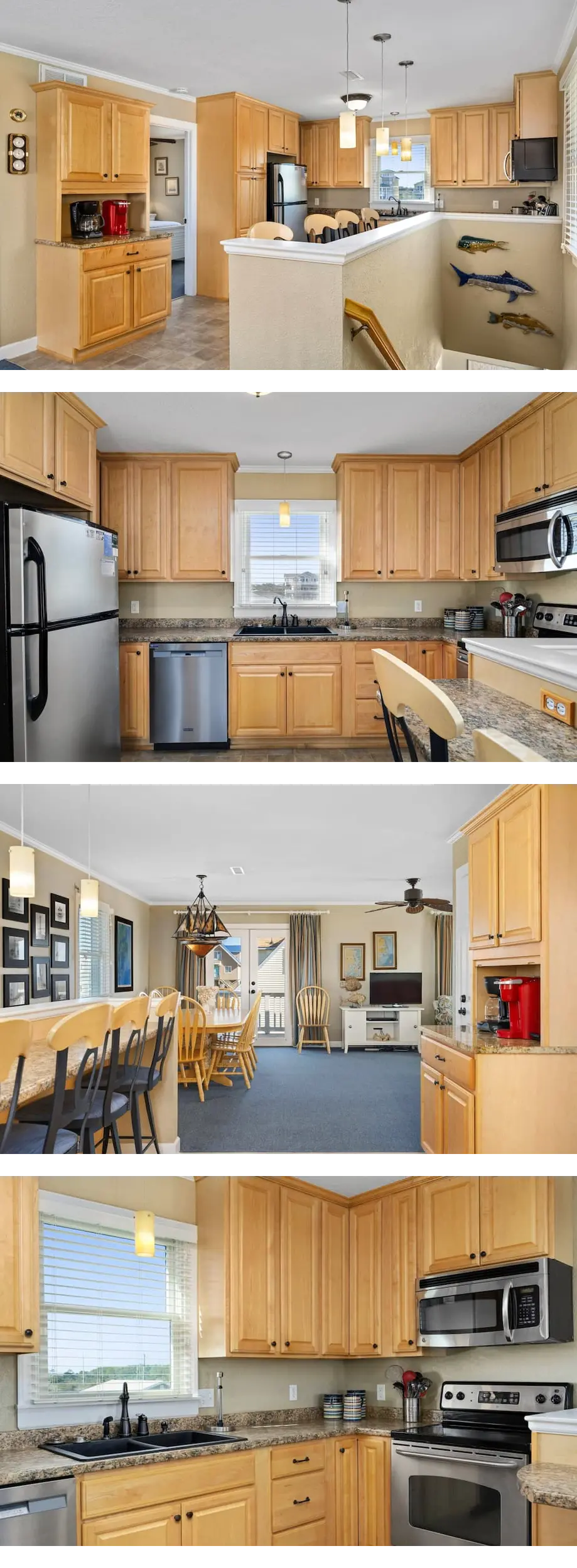 At Ease: Ocean views, short walk to the beach, close to fishing pier.