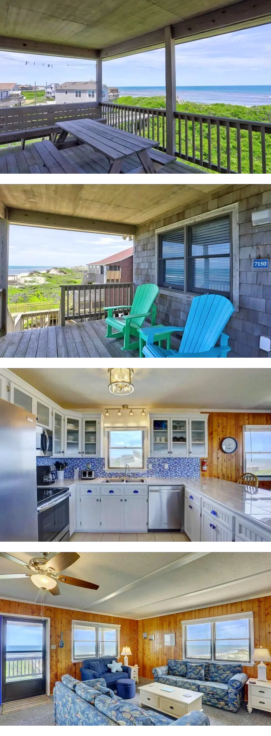 3br Oceanfront Duplex, views, sunrise!