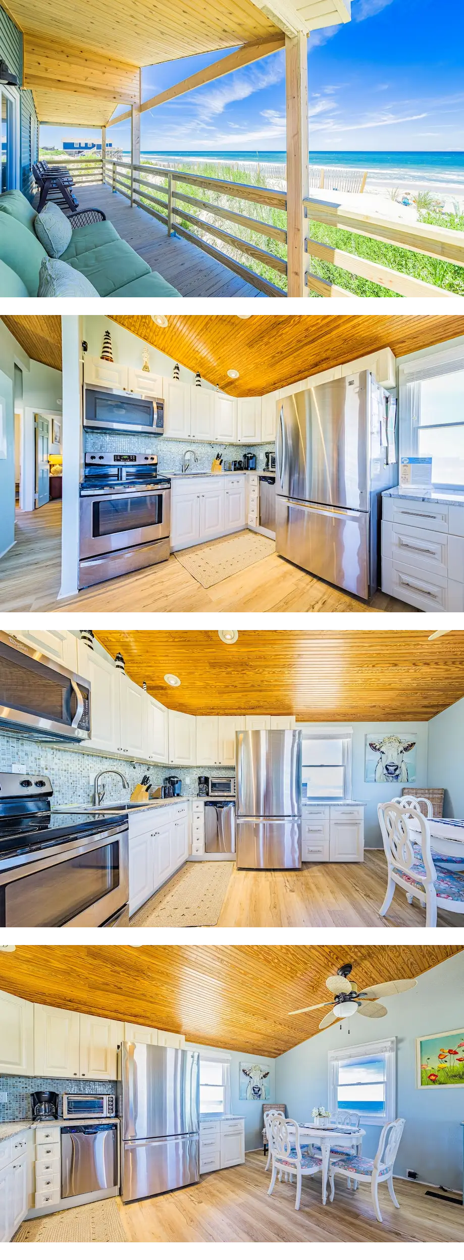 K0376 Primrose Cottage, Oceanfront only STEPS to the Water, Pet Friendly!