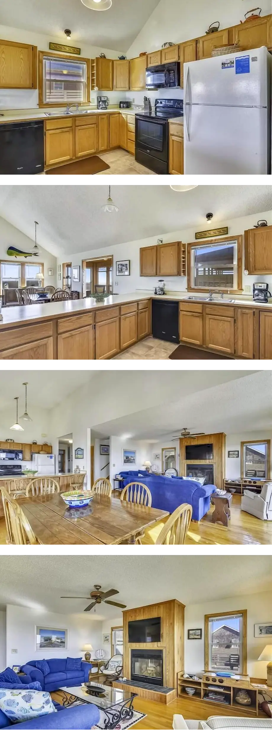 Comfortable 4 bedroom oceanfront home in Nags Head! Beautiful views!