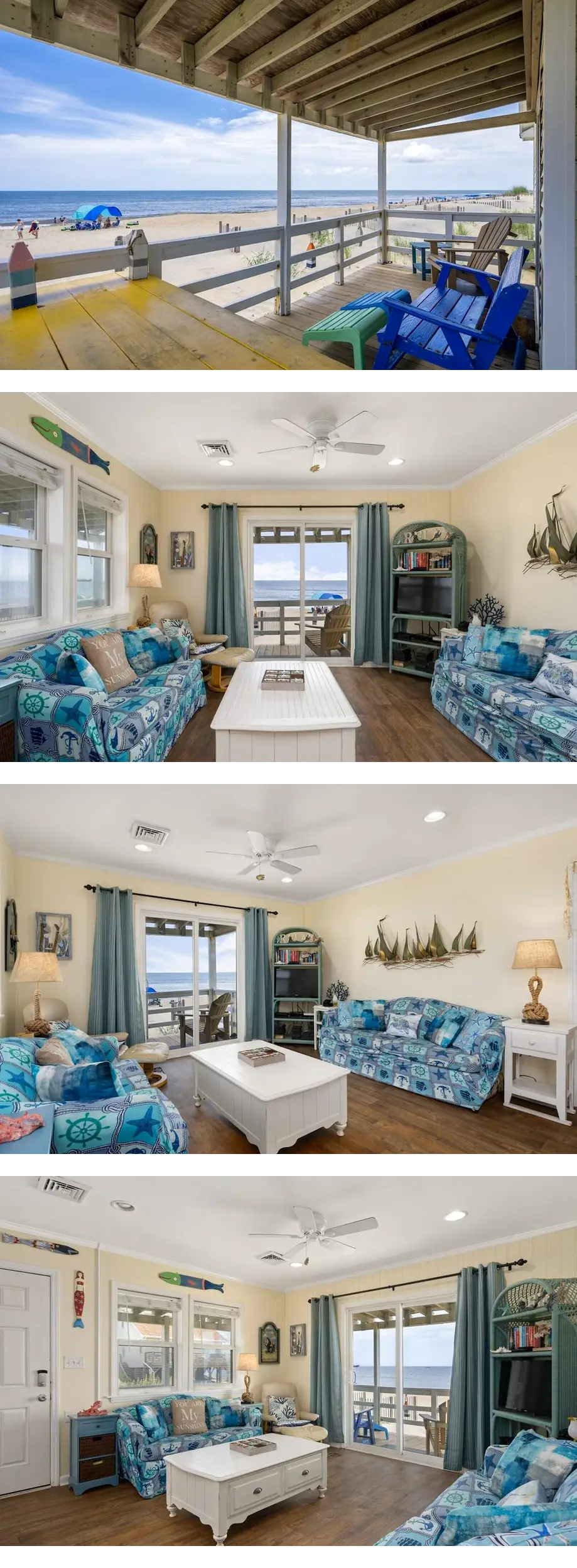270 - Well-kept Dog-Friendly Nags Head Ocean-Front with Ocean-Facing Deck!