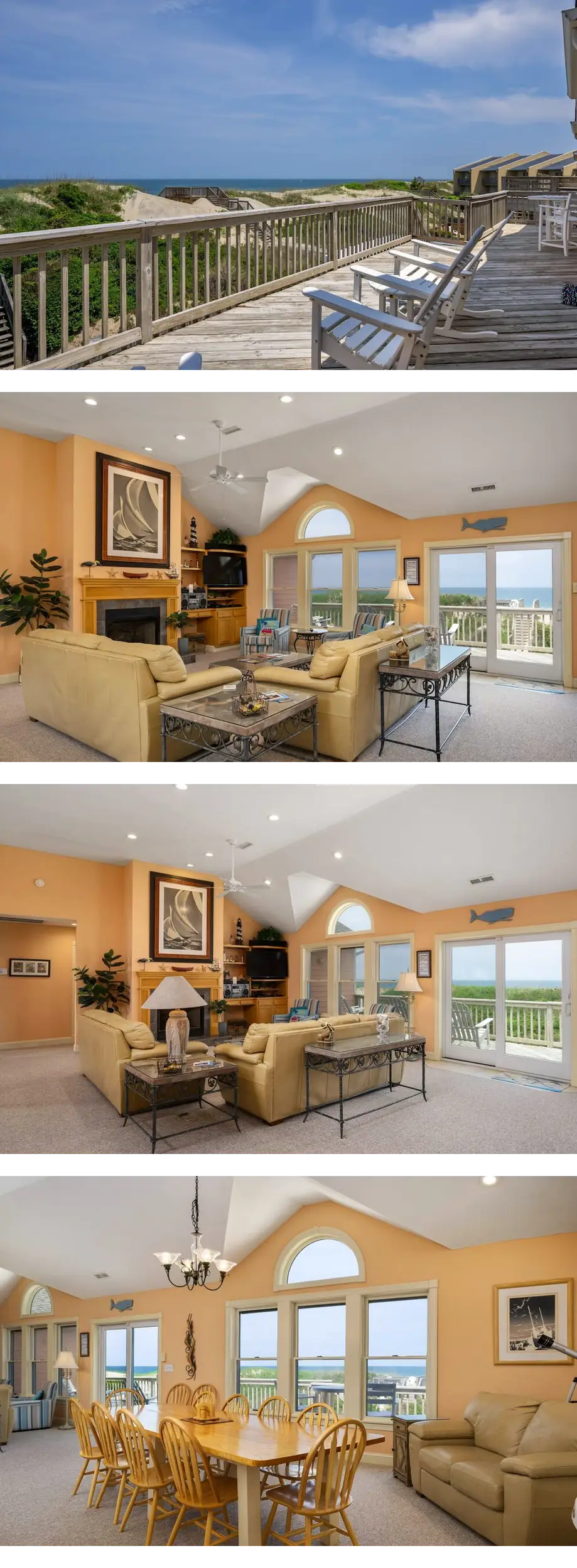 Barefootin'- Oceanfront, private pool, hot tub, pool table, private walkway to the beach!
