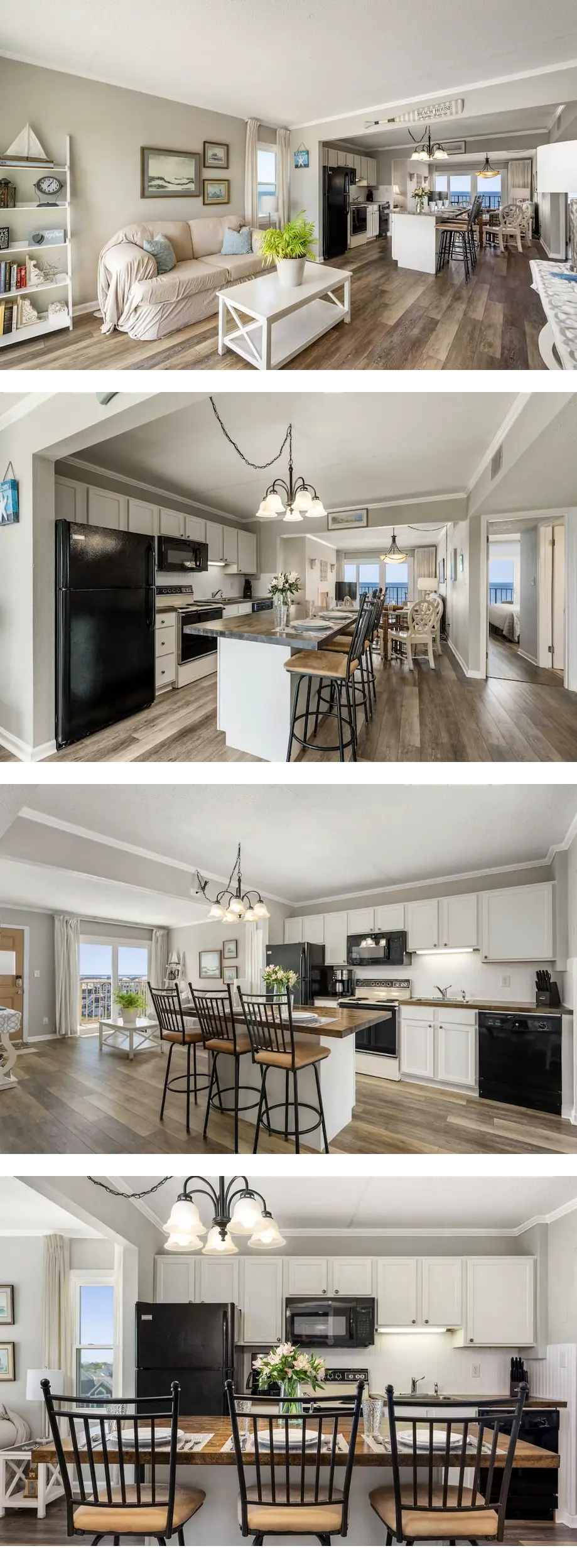 Top Floor OBX Condo with Ocean & Sound Views, Walk-In Shower