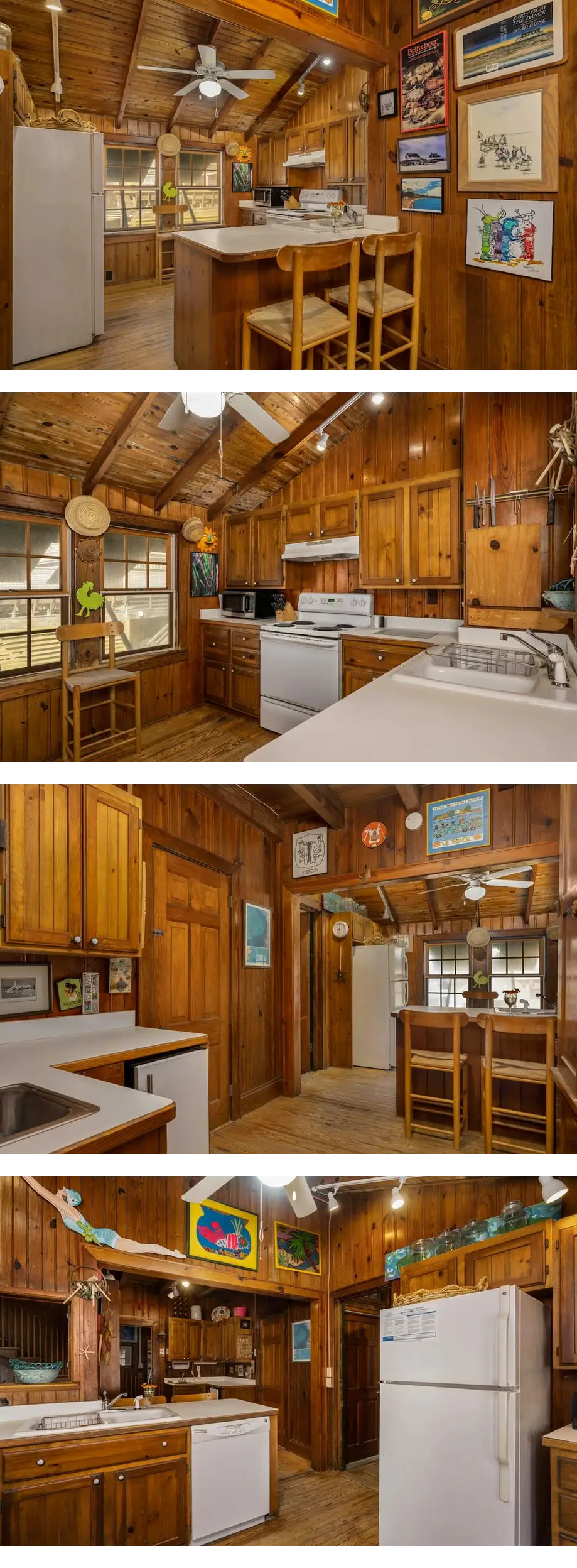 Fred Wood Cottage:Oceanfront, historic, Old Nags Head Style cottage, wide decks!