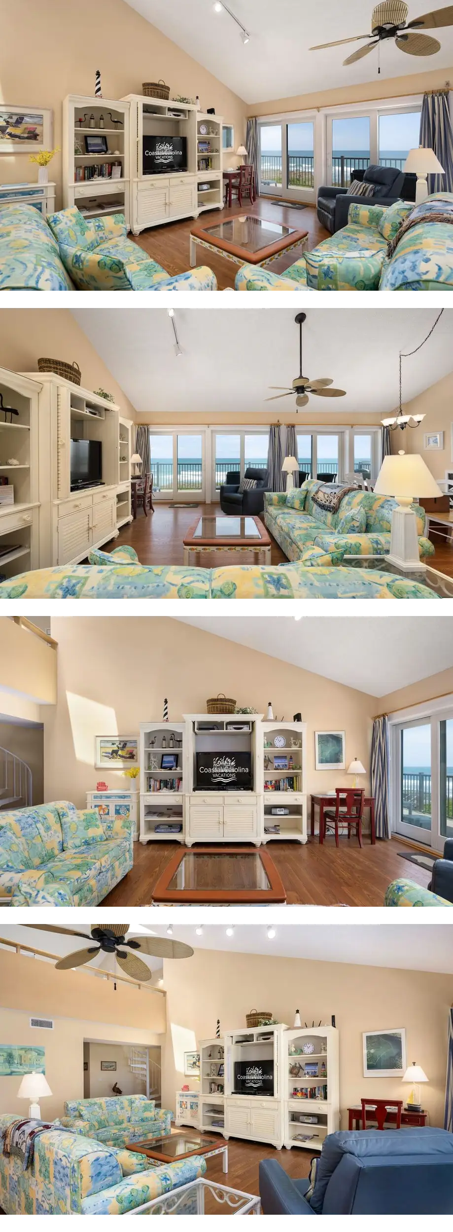 Top Of The Oceans: Oceanfront condo w/views, community pool, walkway to beach!