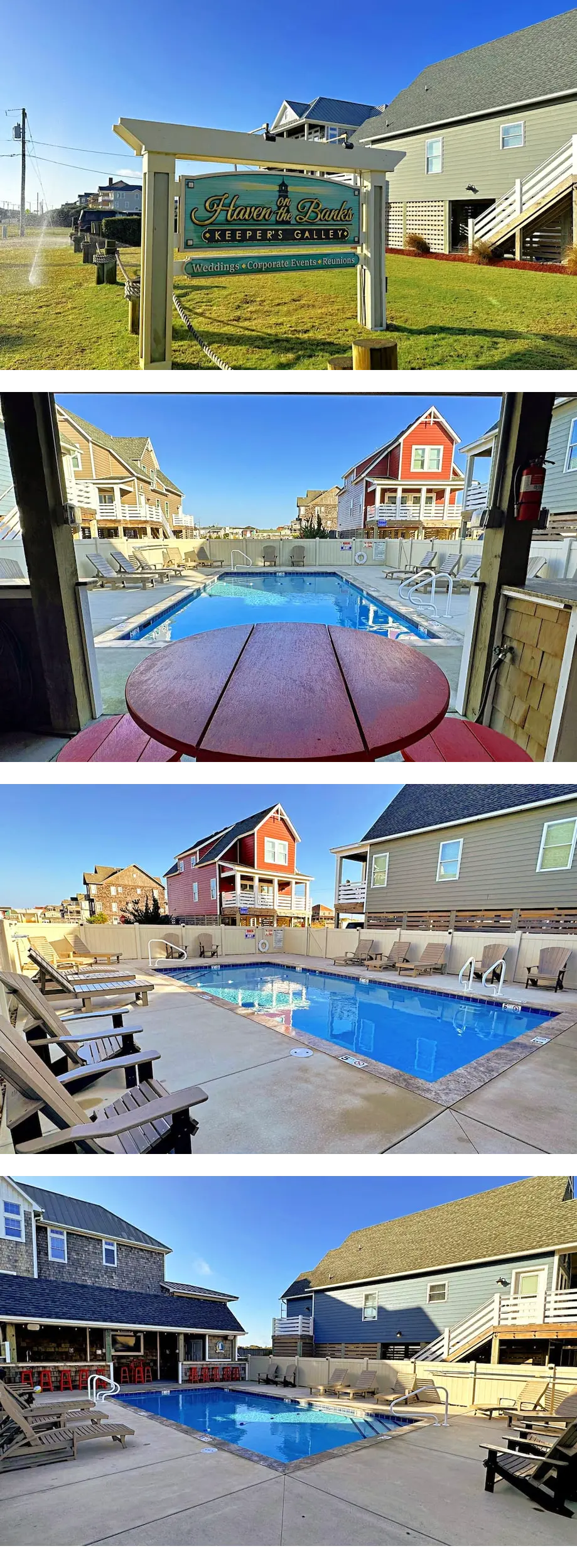 Haven on the Banks: Semi-Oceanfront, Community Pool, Perfect for Wedding Parties